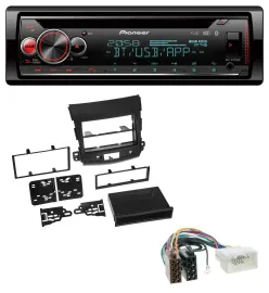 Pioneer MP3 DAB CD Bluetooth USB Autoradio für Citroen C-Crosser Mitsubishi Outl