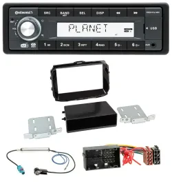 Continental MP3 AUX USB DAB 1DIN Autoradio für Alfa Giulietta 52 Pin ab 13 piano
