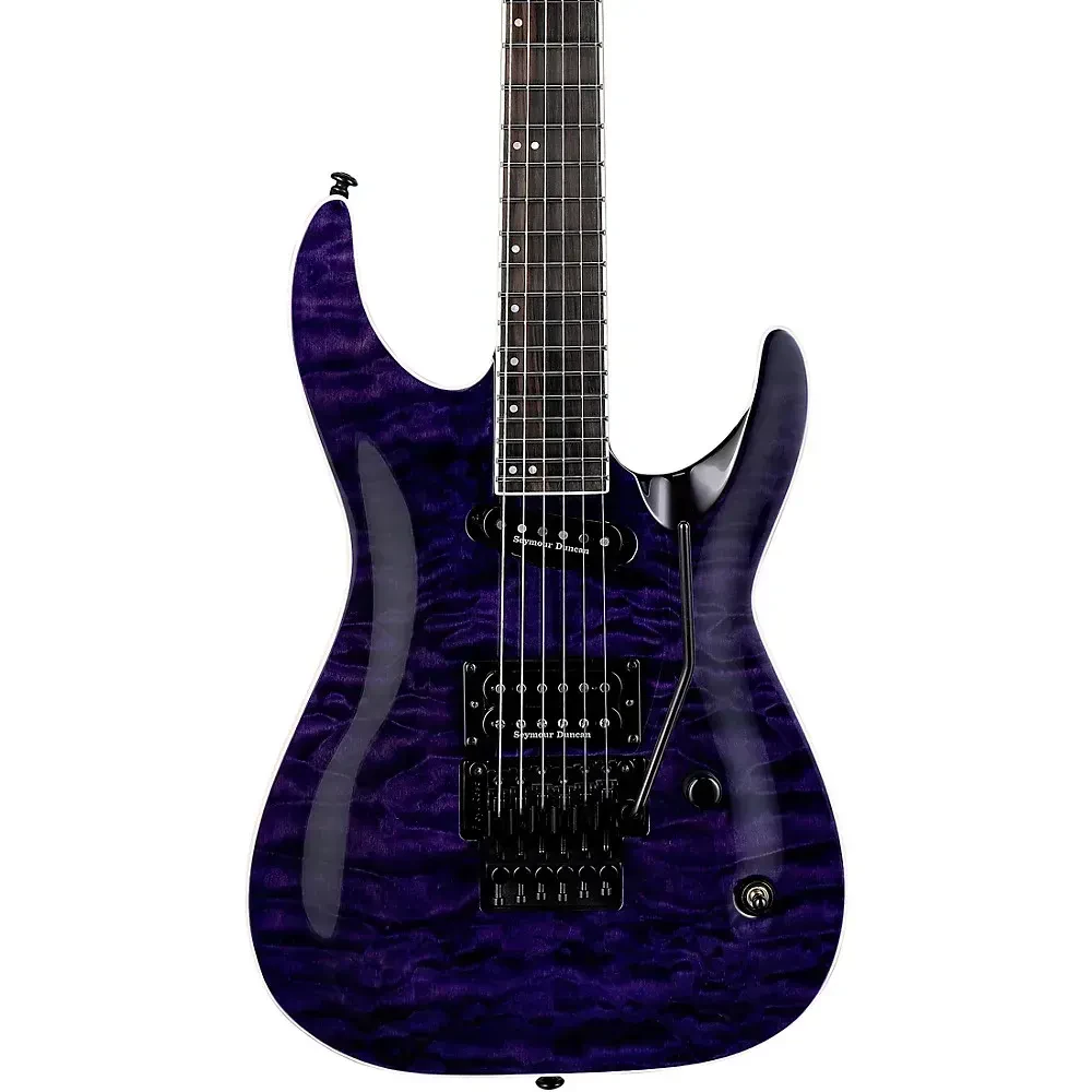Электрогитара ESP LTD Andy La Rocque ALR-II See-Thru Purple, Floyd Rose 1000, 24 лада