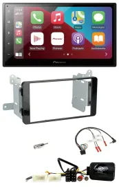 Автомагнитола для Mitsubishi L200 (с 10/2015) Pioneer 2DIN, DAB, Bluetooth, USB, поддержка управления на руле