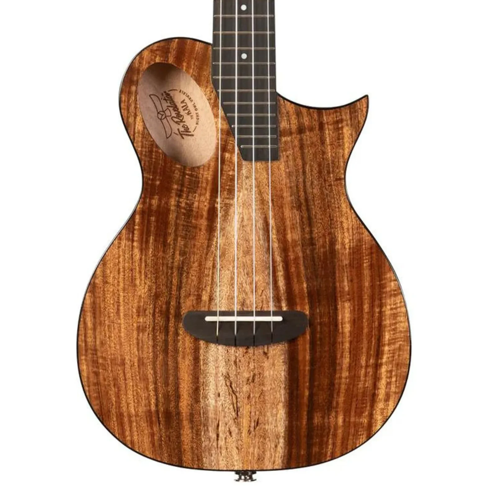Kala Revelator Night Owl Acacia Acoustic-Electric Tenor Ukulele, Natural