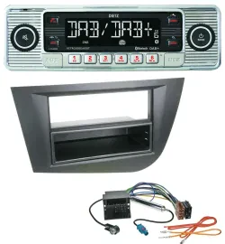 Dietz Bluetooth MP3 DAB USB Autoradio für Seat Leon (ab 05) - schwarz