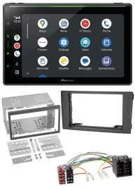 Pioneer 2DIN MP3 USB Bluetooth DAB Autoradio für Iveco Daily 06-14 schwarz