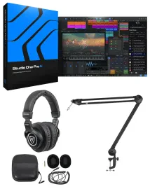 Комплект для подкастов PreSonus Studio One Pro 7 + PRO-M50 + Broadcast Boom Arm (набор)