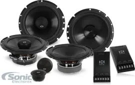 NVX VSP65KIT 6.5" Coax + NVX VSP65 6.5" Component Front and Rear Speaker Upgrade