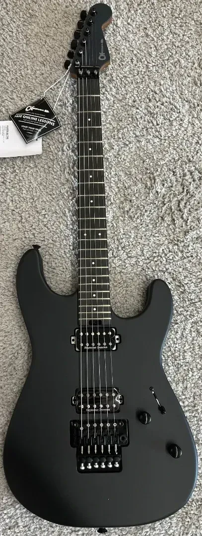 Электрогитара Charvel Pro-Mod Plus San Dimas Style 1 HH Floyd Rose, Ebony Fingerboard, Scorched Earth с чехлом