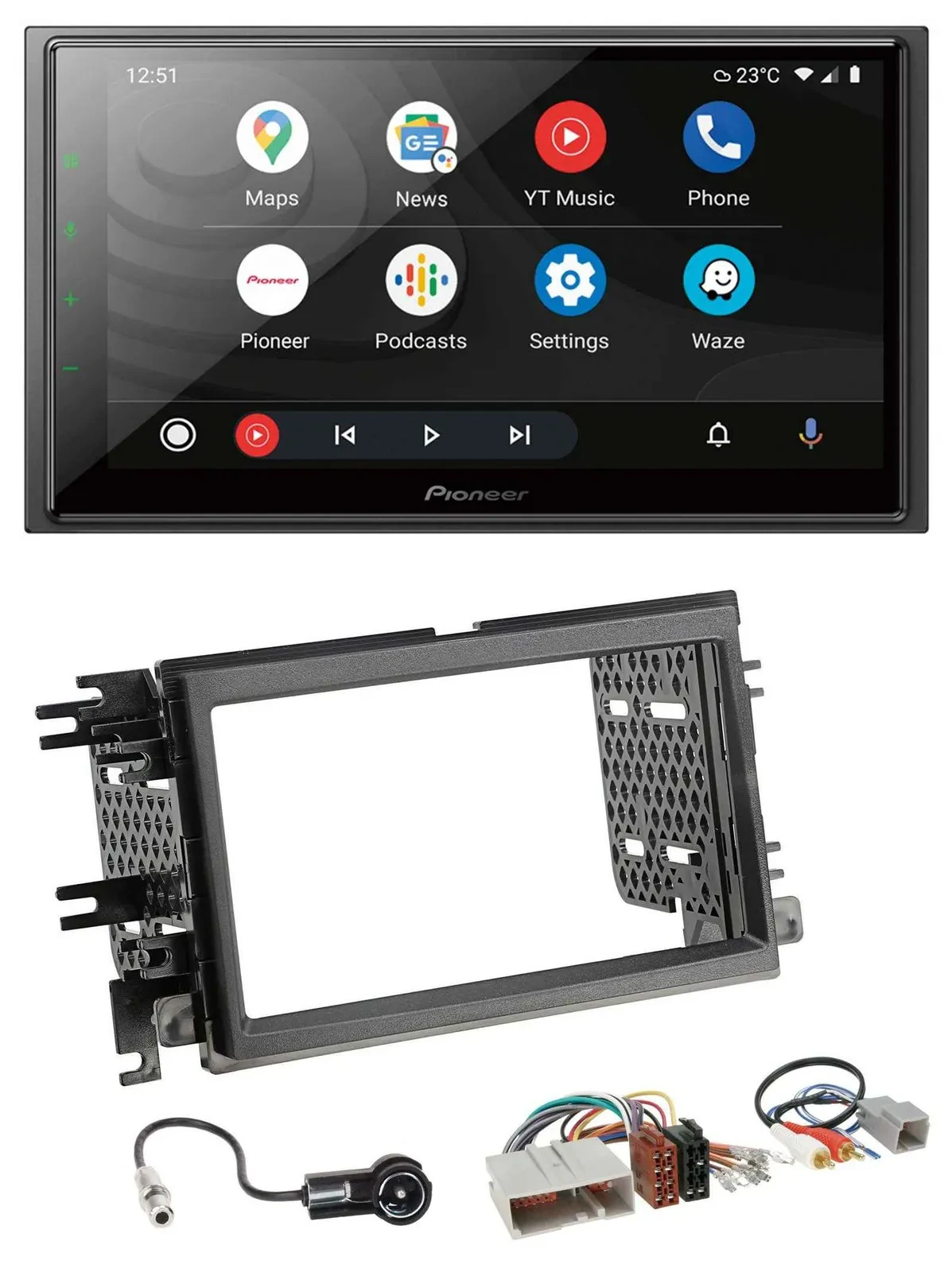 Pioneer USB 2DIN DAB MP3 Bluetooth Autoradio für Ford Mustang F 150 04-09