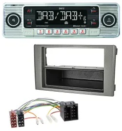 Dietz Bluetooth MP3 DAB USB Autoradio für Iveco Daily (06-14) dunkelgrau