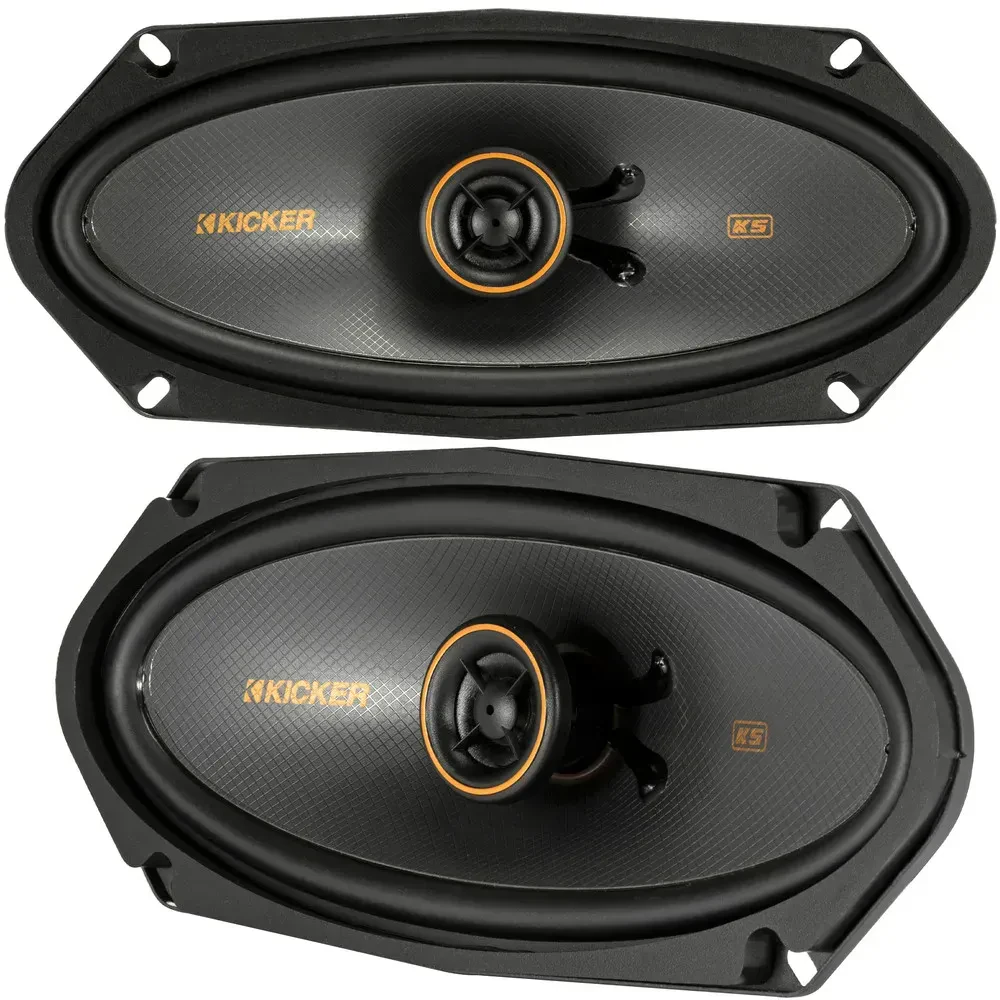 Автомобильные коаксиальные динамики Kicker 51KSC41004 KS-Series 4x10", 2-полосные, 4 Ом