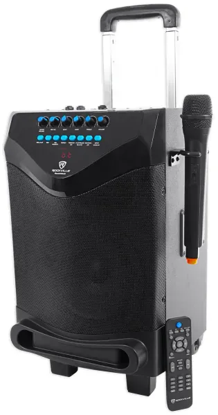 Rockville 8" Portable YouTube Bluetooth Karaoke Machine/System w/ Wireless Mic