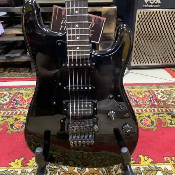 Электрогитара Fernandes FST-65 HSS Black Japan 1980s
