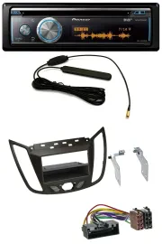 Автомагнитола Pioneer CD/USB/Bluetooth/DAB/MP3 для Ford C-Max/Kuga, темно-коричневая