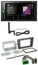 Pioneer MP3 DAB AUX 2DIN Bluetooth Autoradio für Volvo XC 90 07-14 16 Pin