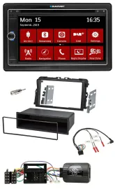Blaupunkt 2DIN USB DAB Lenkrad Bluetooth TMC Navigation für Opel Vivaro 2011-201