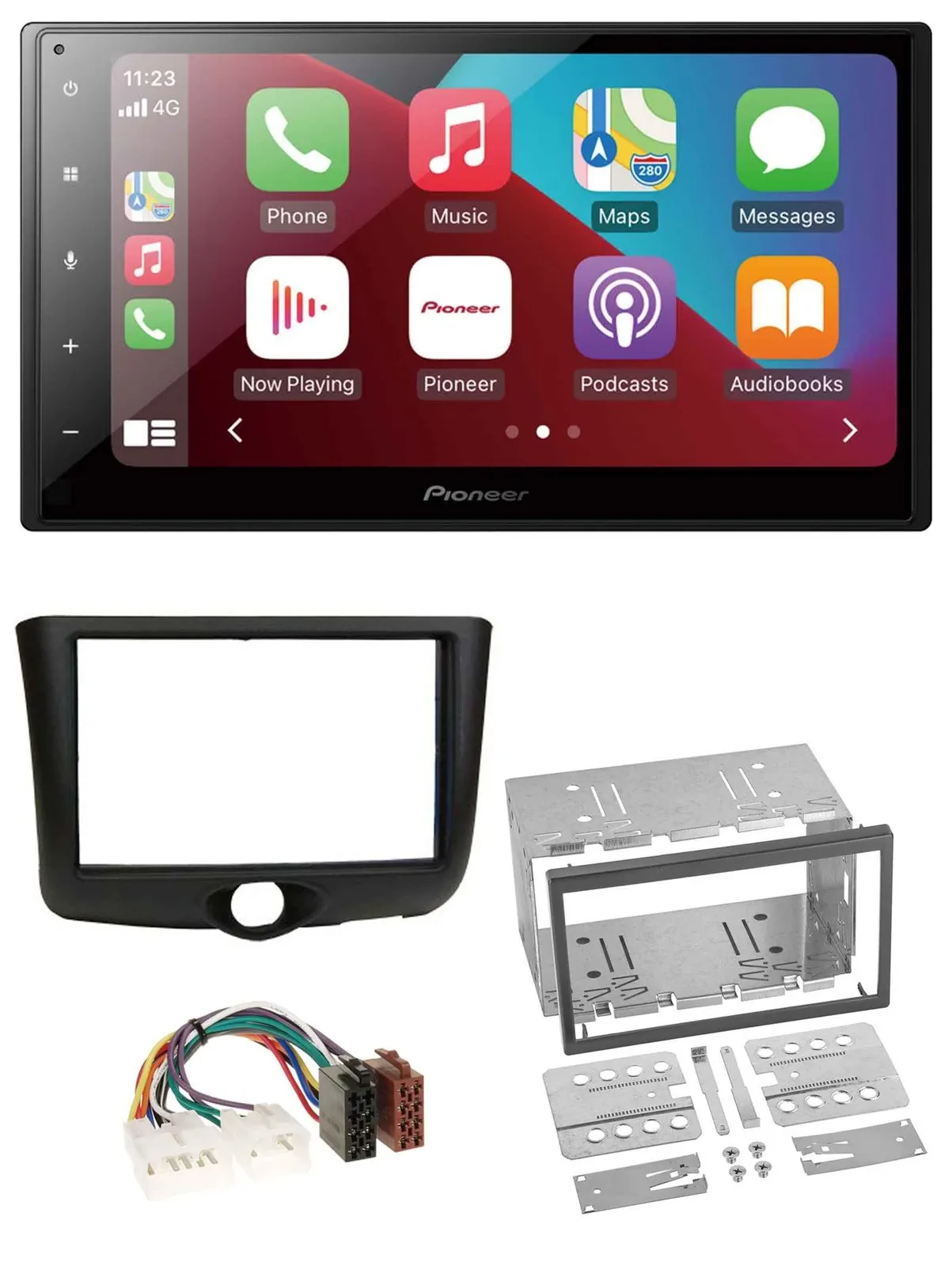 Автомагнитола Pioneer 2DIN, USB, MP3, DAB, Bluetooth для Toyota Yaris (1999–2003)