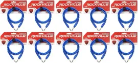 Коммутационный кабель Rockville RCTR106BL Blue 1.8 м (10 штук)