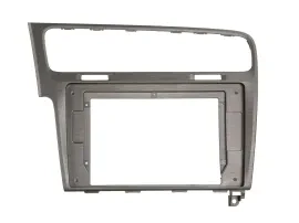 Radioblende für 10 Zoll Autoradio für VW Golf VII 7 2012-2020 silber