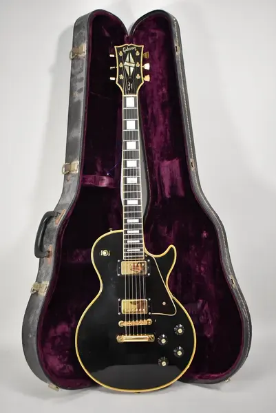 Электрогитара Gibson Les Paul Custom HH Ebony w/case USA 1973