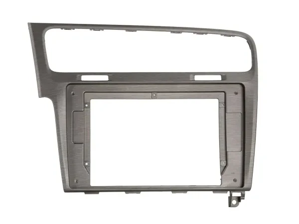 Radioblende für 10 Zoll Autoradio für VW Golf VII 7 2012-2020 silber