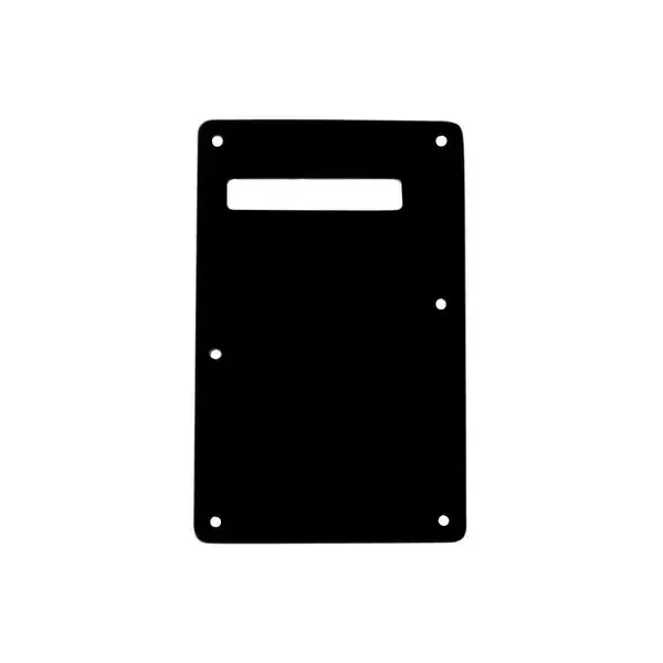 Задняя крышка для гитарной деки Fender Stratocaster Modern Style Three-Ply Tremolo Backplate Black