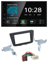 Kenwood Bluetooth MP3 DAB USB 2DIN Autoradio für Suzuki Baleno EW ab 2016