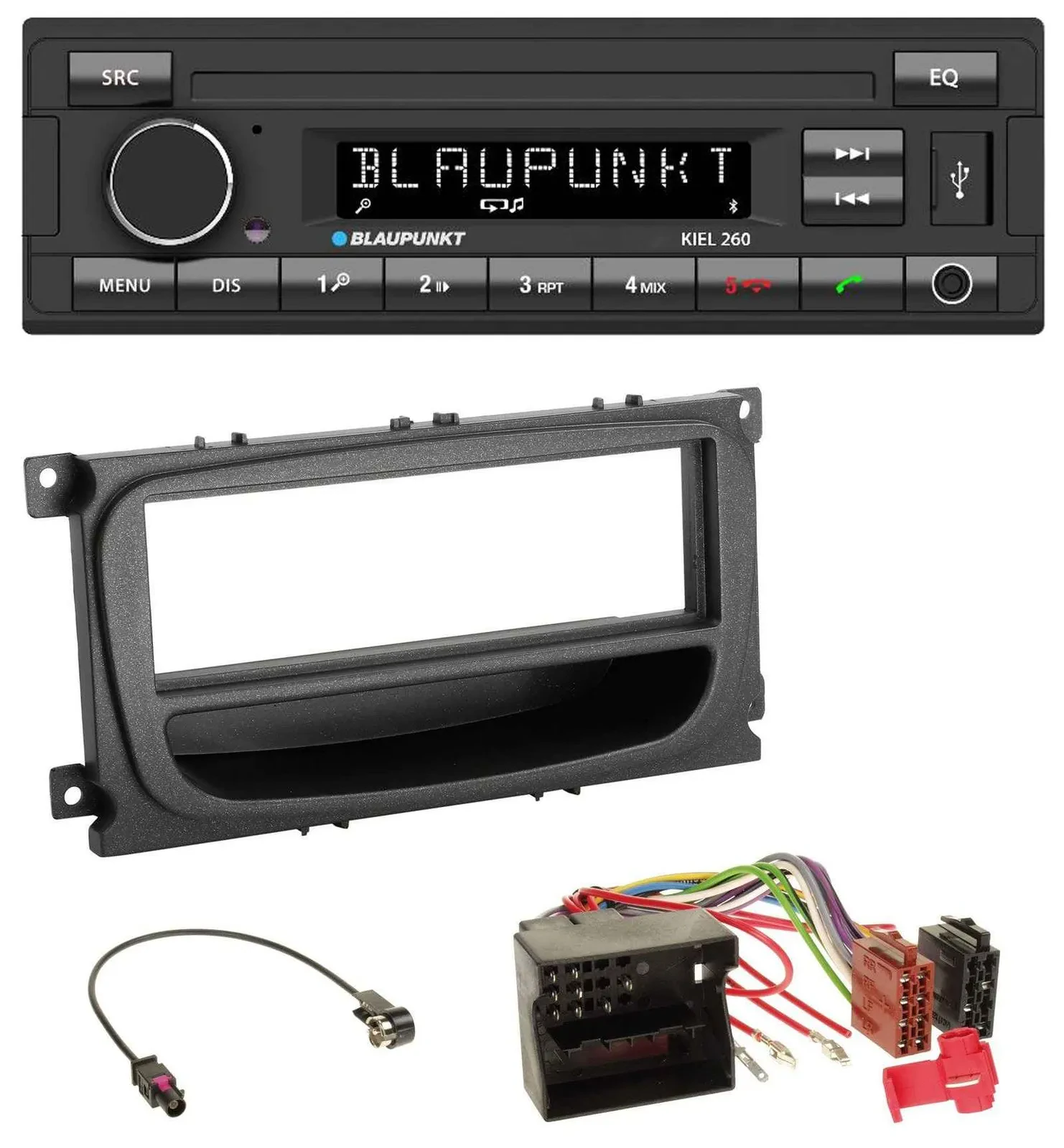 Blaupunkt USB DAB Bluetooth MP3 Autoradio für Ford C-Max Focus Galaxy ab 2007 Ab