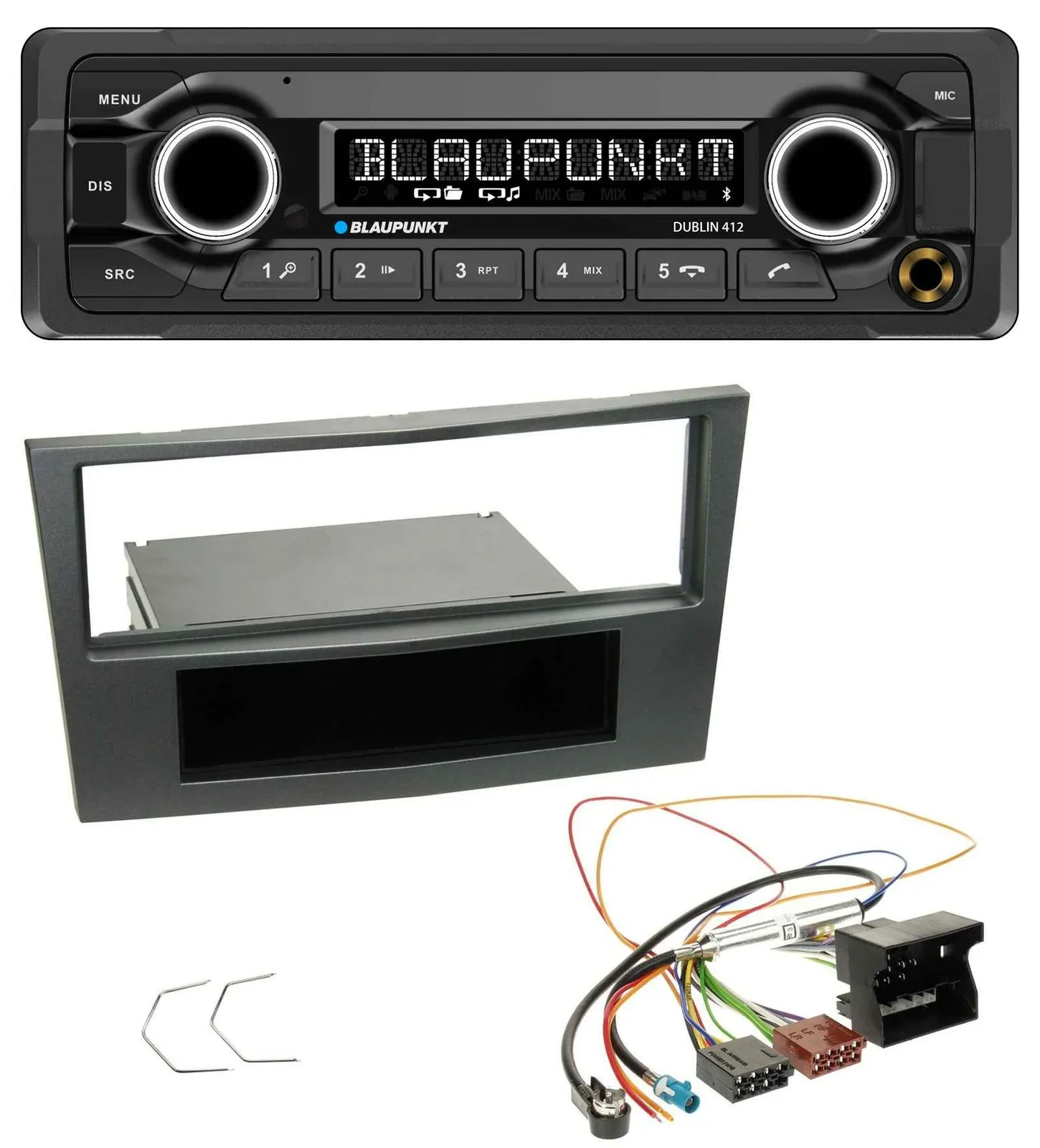 Автомагнитола для Opel Antara/Astra H/Zafira B Blaupunkt Bluetooth, USB, AUX, MP3