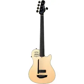 Электроакустическая безладовая бас-гитара Godin A5 Ultra 5 Str Fretless Acoustic Electric Bass Natural