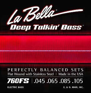 Струны для бас-гитары La Bella 760FS 45-105