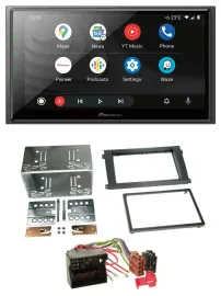 Pioneer USB 2DIN DAB MP3 Bluetooth Autoradio für Porsche Cayenne 2007-2010