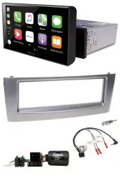 Pioneer Bluetooth Lenkrad DAB USB Autoradio für Fiat Grande Punto 2006-2010 grau
