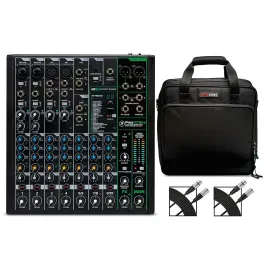 Mackie ProFX10v3 10-Channel Mixer With Gator Mixer Bag and Cables