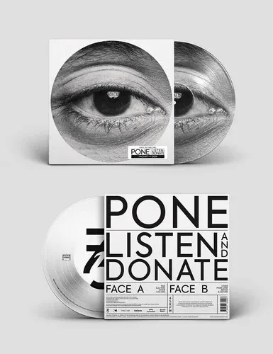 Виниловая пластинка Pone - Listen And Donate [New 12" Vinyl] Extended Play, 140 Gram Vinyl, Picture