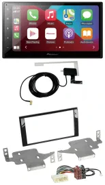 Автомагнитола для Nissan Juke (с 2014) Pioneer 2DIN, USB, Bluetooth, DAB, MP3