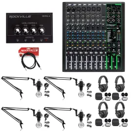 Комплект для подкастов Mackie ProFX12v3+(4) RCM03 BROAD 4