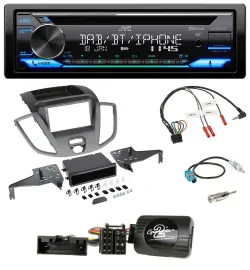 JVC Bluetooth Lenkrad USB DAB CD Autoradio für Ford Transit V363 15-18 ohne Disp