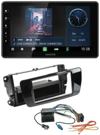 Kenwood MP3 Bluetooth USB DAB Autoradio für Seat Ibiza ab 08 Klavierlack schwarz
