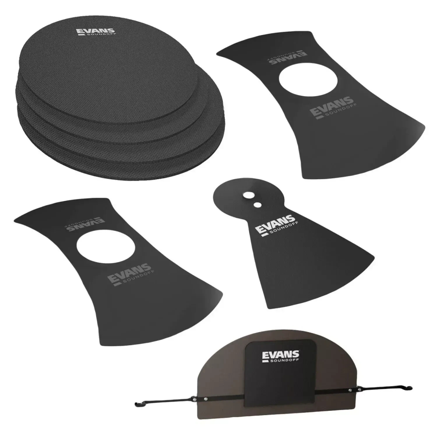 Набор демпферов для барабанов Evans SOSETFSN SoundOffs Fusion Box