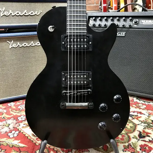 Электрогитара Gibson Les Paul Gothic Morte HH Black w/gigbag USA 2011