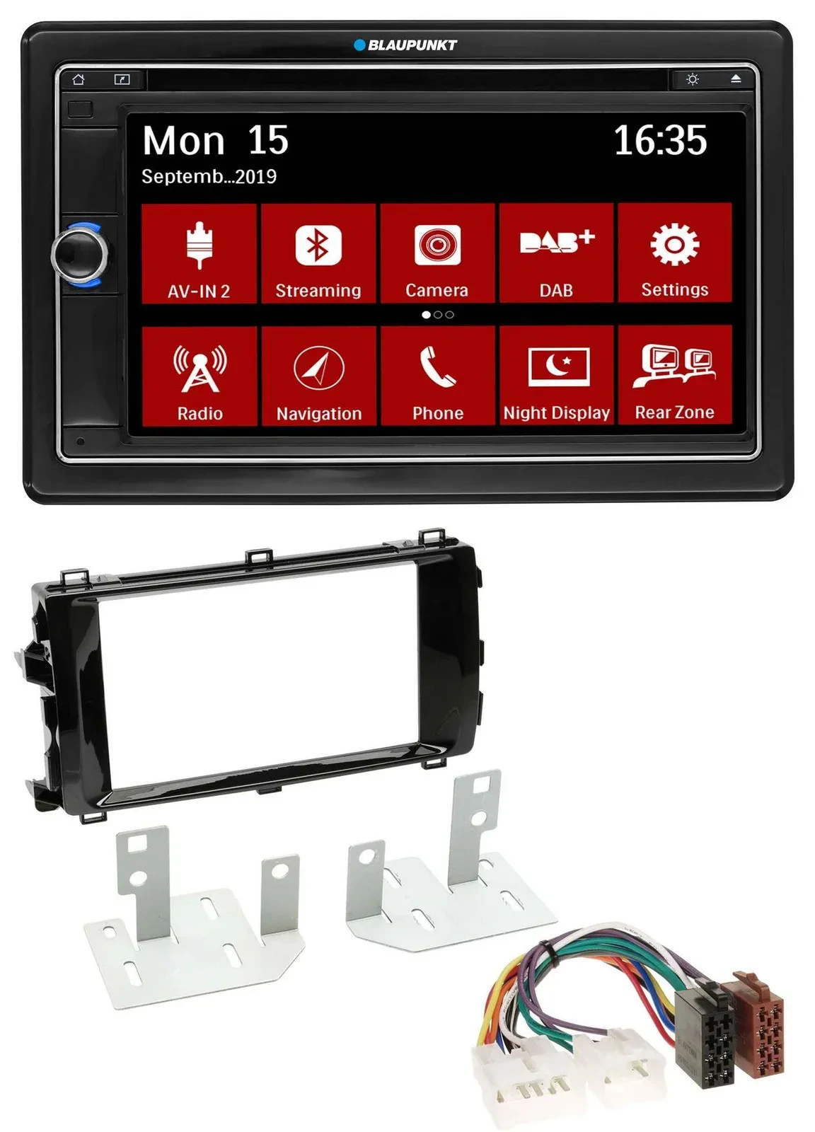 Blaupunkt Bluetooth DAB 2DIN USB DVD MP3 Autoradio für Toyota Auris (ab 2013)