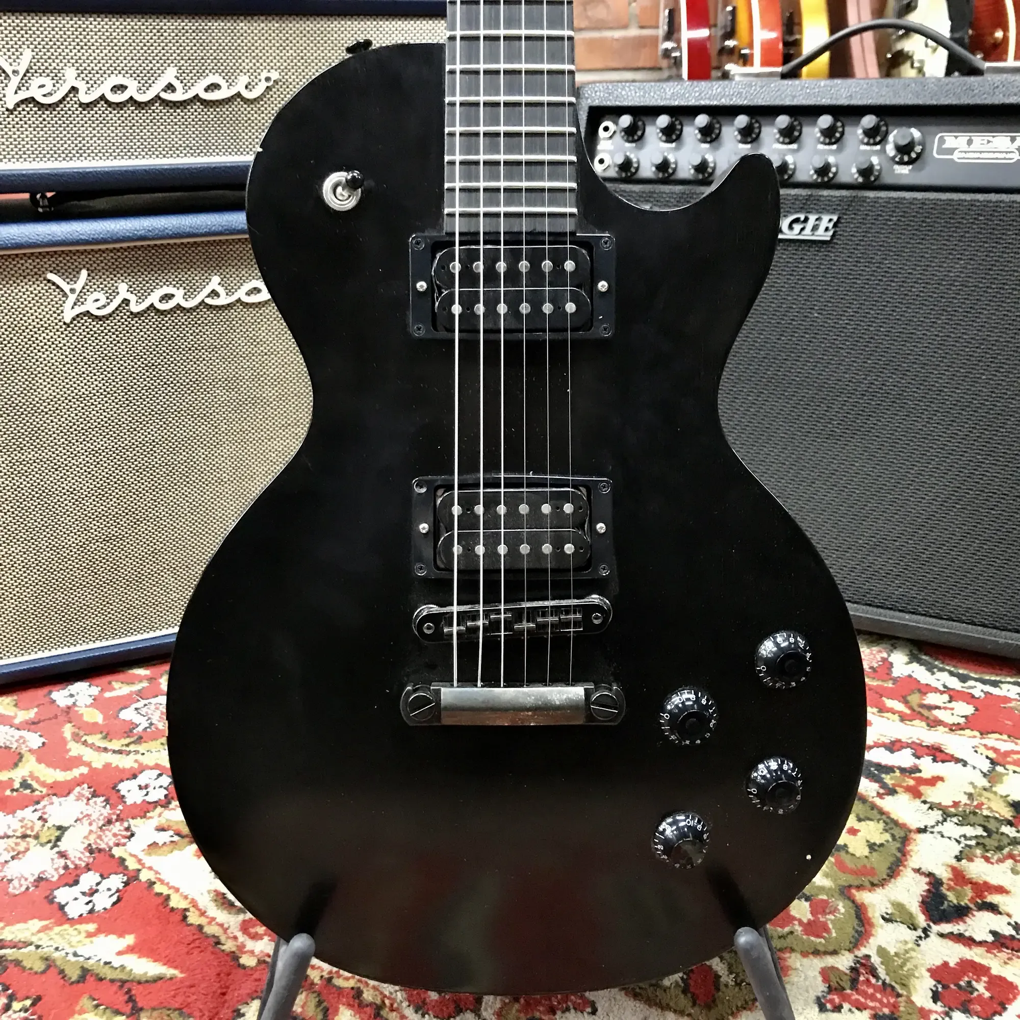 Электрогитара Gibson Les Paul Gothic Morte HH Black w/gigbag USA 2011