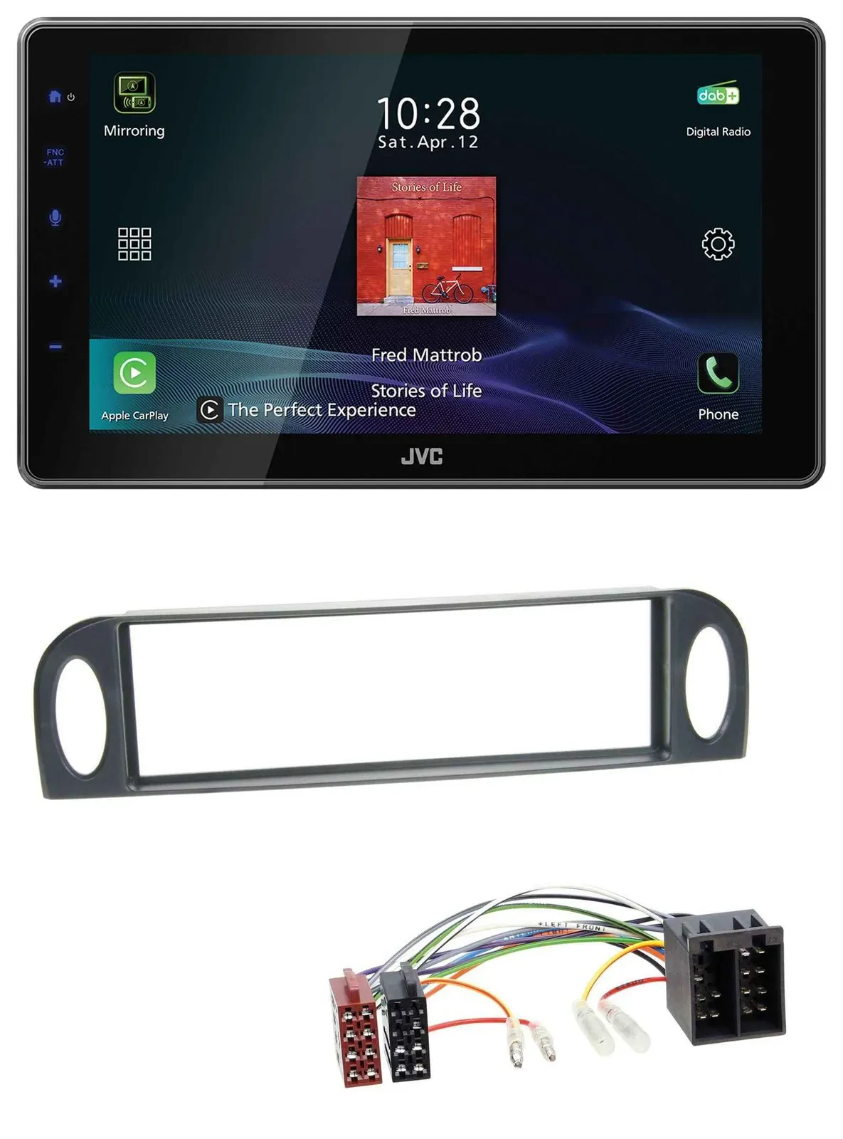 JVC DAB MP3 Bluetooth USB Autoradio für Citroen C5 (bis 2004)