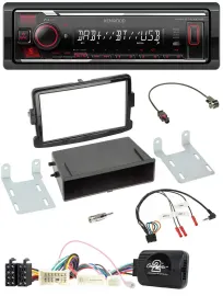 Kenwood Lenkrad Bluetooth USB DAB Autoradio für Dacia Dokker Lodgy Sandero ab 12