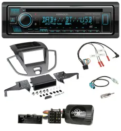 Kenwood Lenkrad Bluetooth DAB USB CD Autoradio für Ford Transit V363 15-18 ohne
