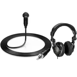 Микрофон для радиосистемы H&A HA-OM-L Black с наушниками