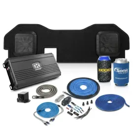 Сабвуфер для авто Kicker 51K5RDL7T102 в корпусе для Ram/Dodge 2002–2024 (набор) с усилителем NVX и набором проводов