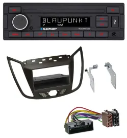 Blaupunkt MP3 AUX USB 1DIN Autoradio für Ford C-Max / Kuga - dunkelbraun