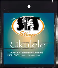 Струны для укулеле SIT UK110S-TI Ukulele Standard Black (Soprano / Concert)