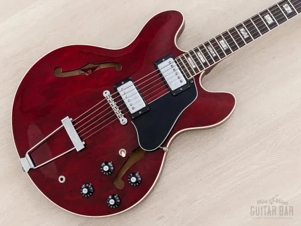 1975 Gibson ES-335 TD Vintage Semi-Hollow Guitar, 100% Original w/ Case