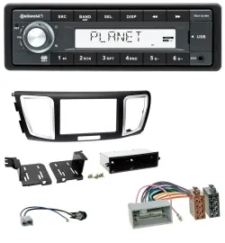 Continental USB MP3 AUX 1DIN Autoradio für Honda Accord (ab 2011)